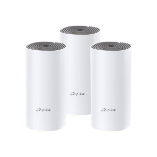 TP-LINK AC1200 Whole Home Mesh Wi-Fi System White/Grey DECO E4(3-Pack)
