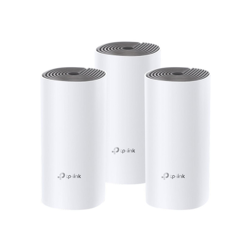 TP-LINK AC1200 Whole Home Mesh Wi-Fi System White/Grey DECO E4(3-Pack)