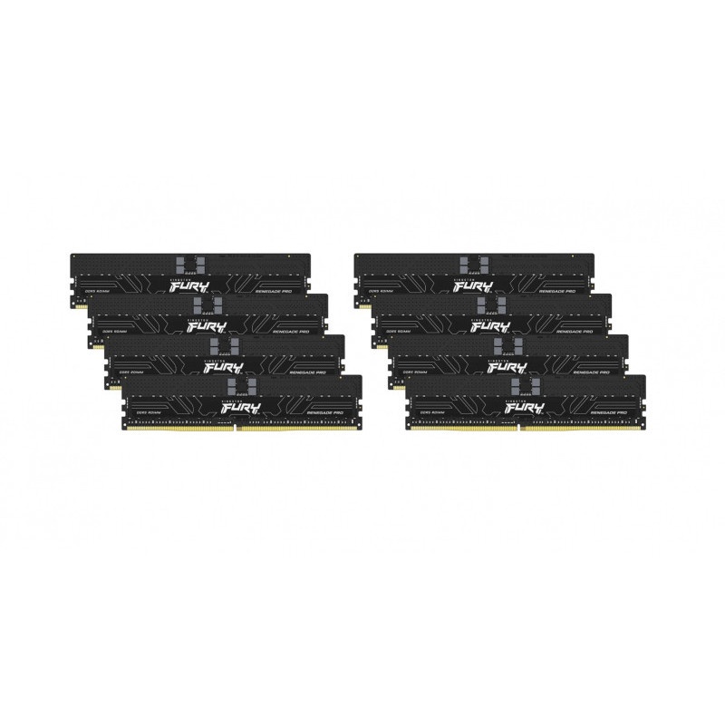 Kingston Fury Pro DDR5 128GB (8x16GB) 6000MHz 288-pin DIMM Black KF560R3 Kingston Fury Pro DDR5 128GB (8x16GB) 6000MHz 288-pin DIMM Black KF560R3