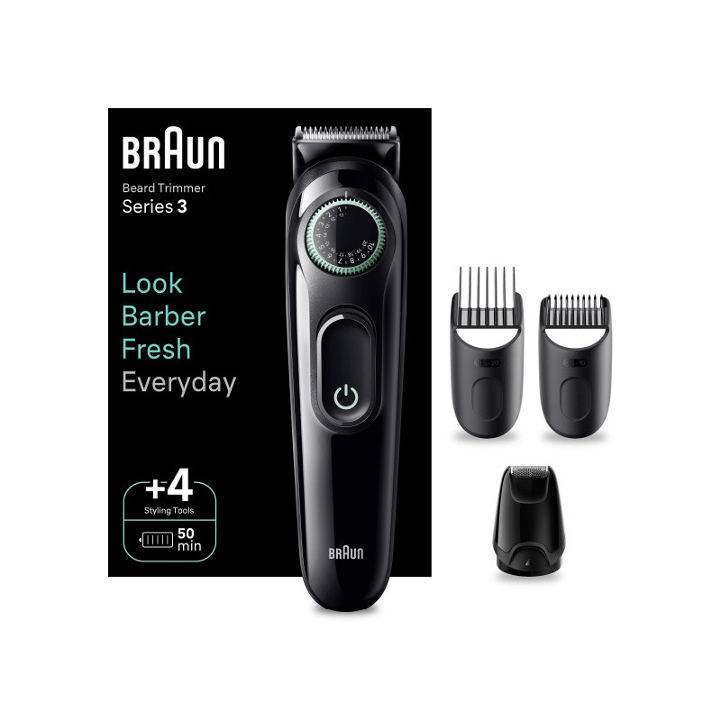 Braun Beart Trimmer Styler BT3421 Tondeuse à barbe et style avec précision