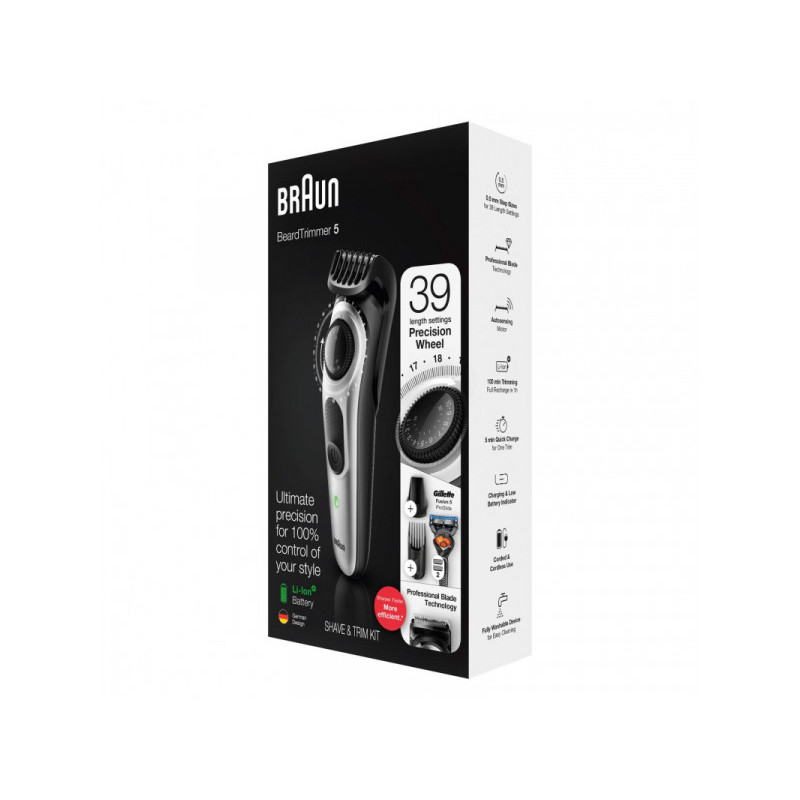 Braun Tondeuse à barbe BT5260 Noir