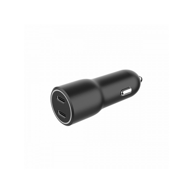 Gembird Chargeur voiture Double Port USB 4.8A. Noir TA-UC-C2PD40-CAR-01