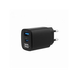 Gembird Chargeur rapide 2 Ports USB 30W LCD Noir TA-UC-PDQC30LCD-BK-01