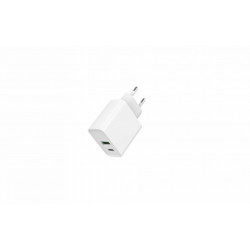 Gembird Chargeur rapide 2 Ports USB 20W Blanc TA-UC-PDQC20-01-W