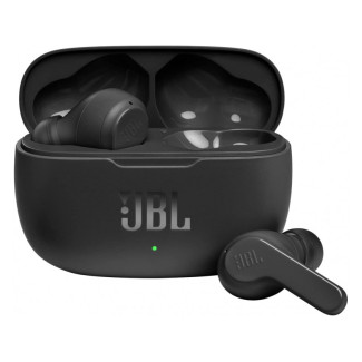 JBL Écouteurs sans fil Wave 200TWS avec micro. en noir.