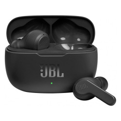 JBL Écouteurs sans fil Wave 200TWS avec micro. en noir.