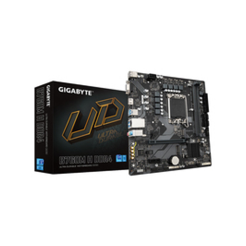 Gigabyte B760M H DDR4 LGA1700 mATX MB 4xDDR4 4xSATA 2xM.2 Intel Sockel 1700 Gigabyte B760M H DDR4 LGA1700 mATX MB 4xDDR4 4xSATA 2xM.2 Intel Sockel 1700