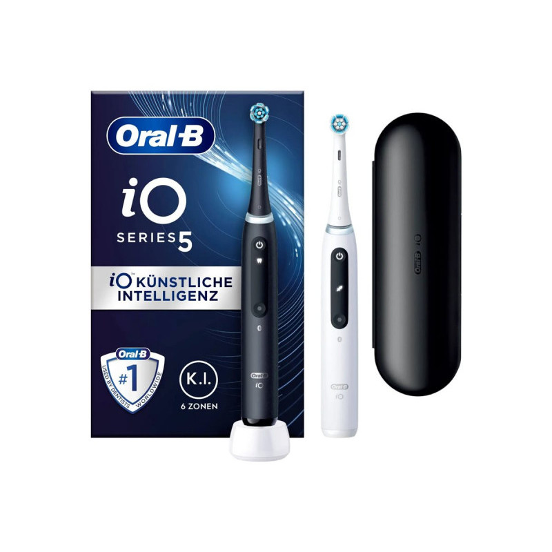 Oral-B iO Series 5 Black/White with 2nd handpiece 415121 Oral-B iO Series 5 Black/White with 2nd handpiece 415121