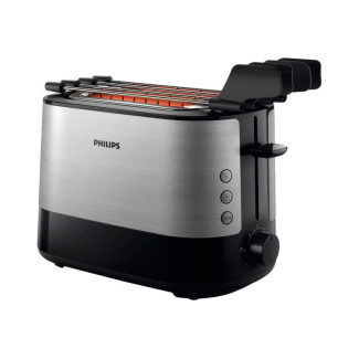 Philips Grille pain Viva Collection Argent/Noir D2639/90