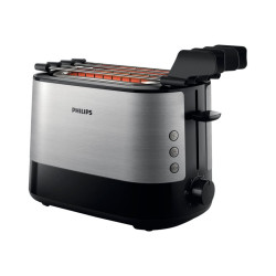 Philips Grille pain Viva Collection Argent/Noir D2639/90