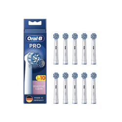 Oral-B Brush Heads Pro Sensitive Clean Pack of 10 860601
