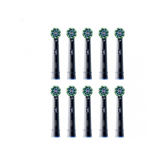 Oral-B Brush Heads Pro CrossAction Pack of 10 Black 860465