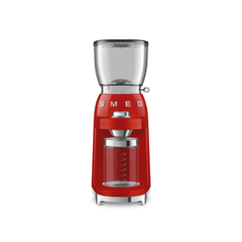 Smeg Coffee Grinder 50\'s Style 150W Red CGF01RDEU Smeg Coffee Grinder 50\'s Style 150W Red CGF01RDEU