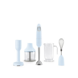 Smeg Hand Blender 50\'s Style Pastel Blue HBF22PBEU