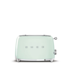 Smeg 2 Slice Toaster 50\'s Style Pastel Green TSF01PGEU