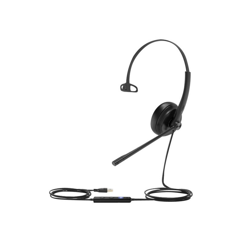 Yealink UH34 Mono Teams Wired Headset Black 1308014 Yealink UH34 Mono Teams Wired Headset Black 1308014