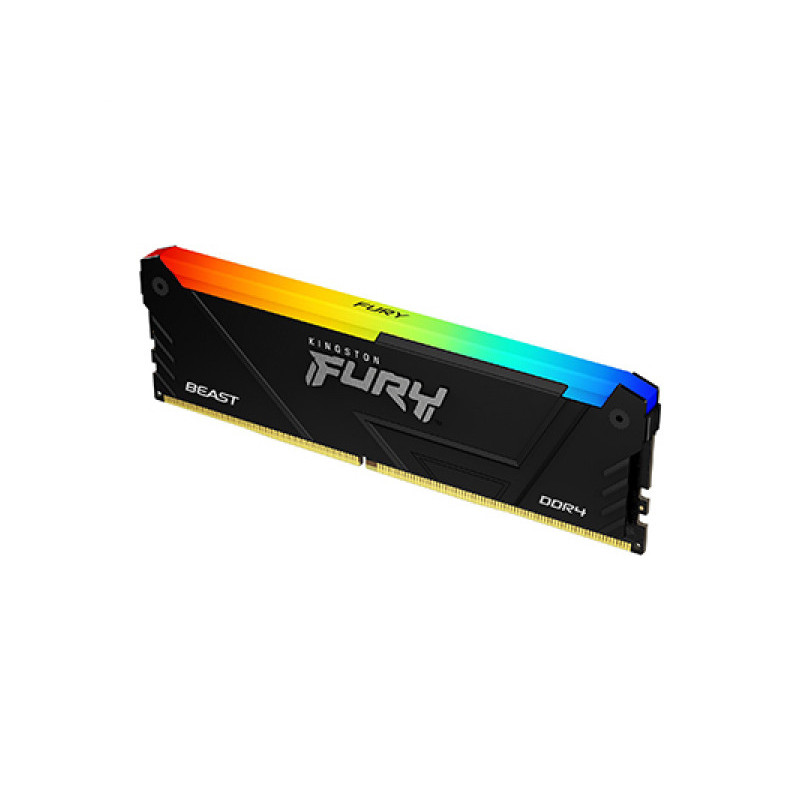 Kingston Fury 32GB(1x32GB) DDR4 3200MT/s CL16 RGB Black XMP KF432C16BB2A/32 Kingston Fury 32GB(1x32GB) DDR4 3200MT/s CL16 RGB Black XMP KF432C16BB2A/32