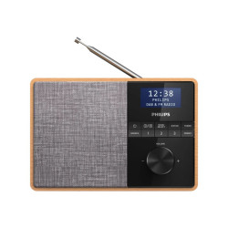Philips Radio Portable Noir/Gris/Bois TAR5505/10