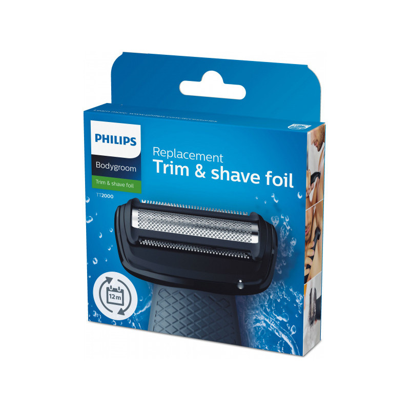 Philips TT2000 Grille de rechange pour tondeuses corps BodyGroom Shave Foil TT2000/43 Philips TT2000 Grille de rechange pour tondeuses corps BodyGroom Shave Foil TT2000/43