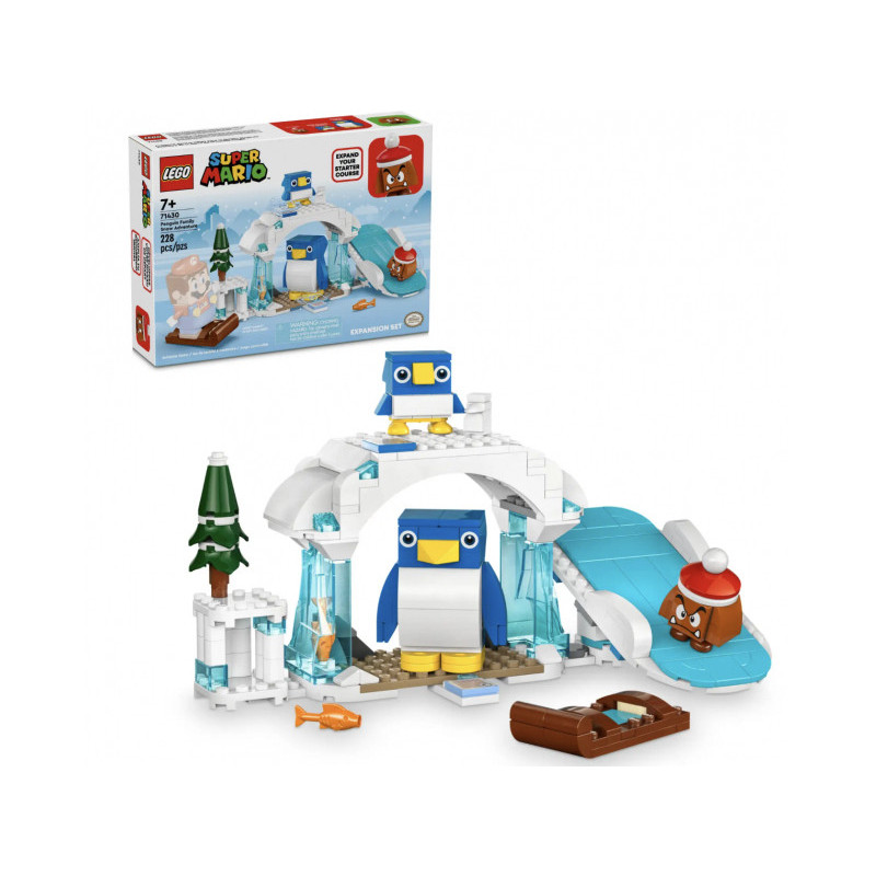 LEGO Super Mario - Ensemble d?extension Aventure dans la neige pour la famille Pingouin  (71430)