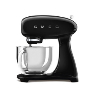 Smeg Stand Mixer 50\'s Style Black SMF03BLEU