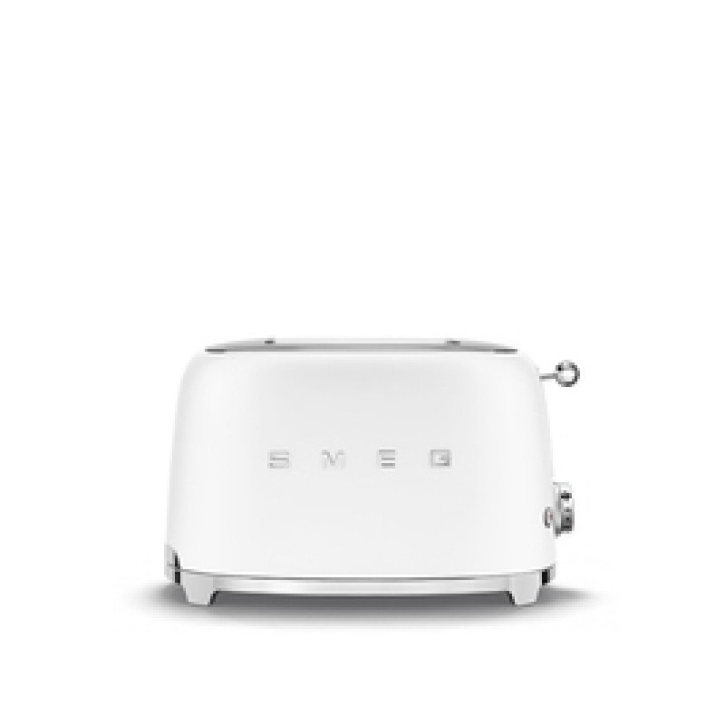 Smeg Toaster 2 Slice 50\'s Style Matt White TSF01WHMEU Smeg Toaster 2 Slice 50\'s Style Matt White TSF01WHMEU