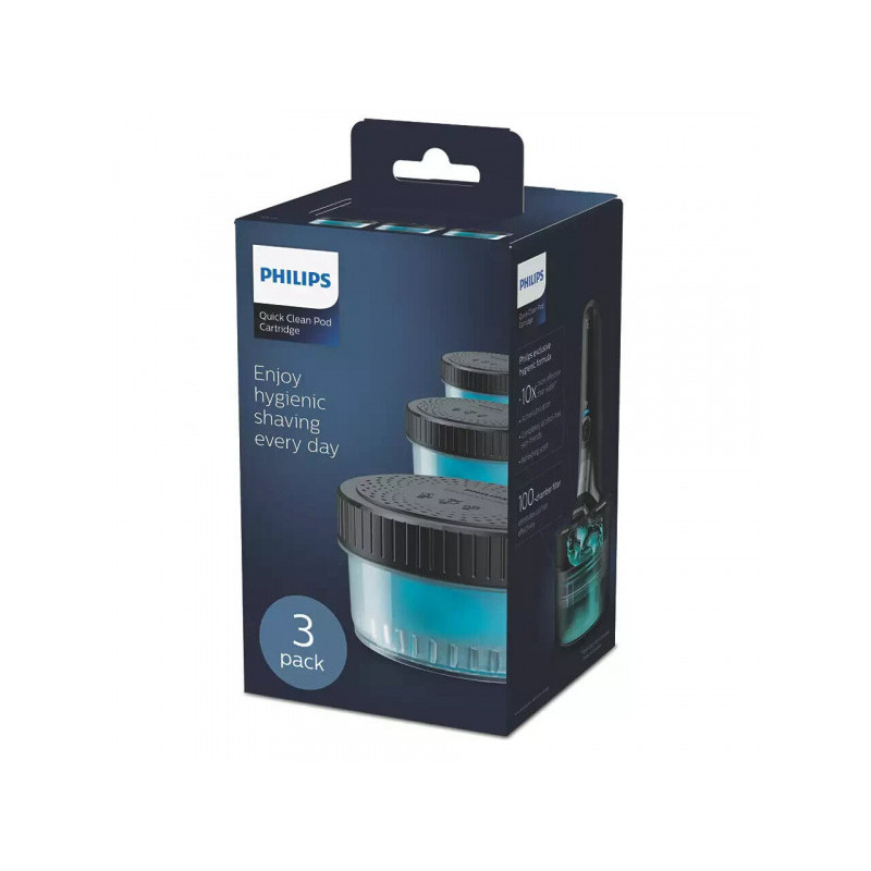 Philips Pack de 3 cartouches Quick Clean Pod CC13/50 CC12/50