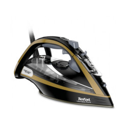 Tefal Dry & Steam Iron Durilium Autoclean soleplate Black/Gold FV9865