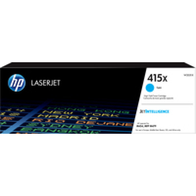 HP 415X High Yield Cyan LaserJet Toner Cartridge 6000 pages W2031X