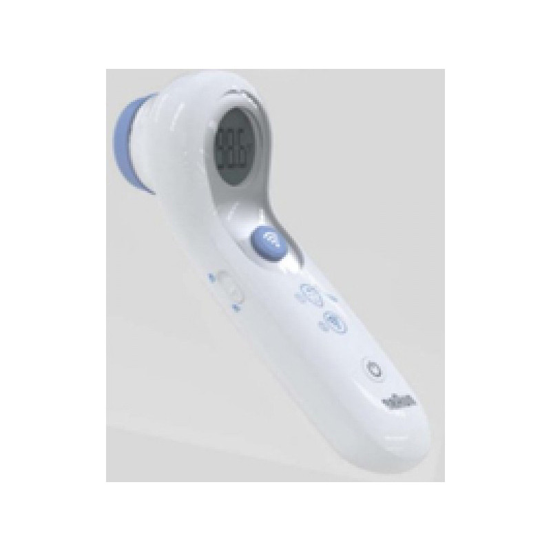 Braun Thermomètre frontal sans contact Blanc/Bleu NTF3000WE Braun Thermomètre frontal sans contact Blanc/Bleu NTF3000WE