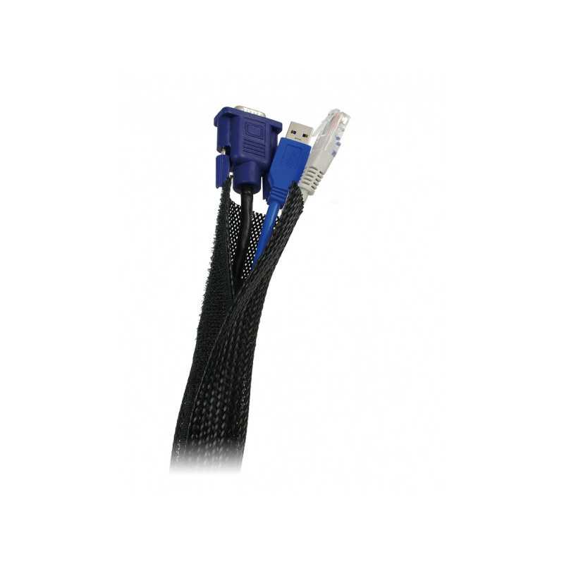 LogiLink Cable Hose (Velcro) PET AD32mm 1.8m black KAB0006 LogiLink Cable Hose (Velcro) PET AD32mm 1.8m black KAB0006