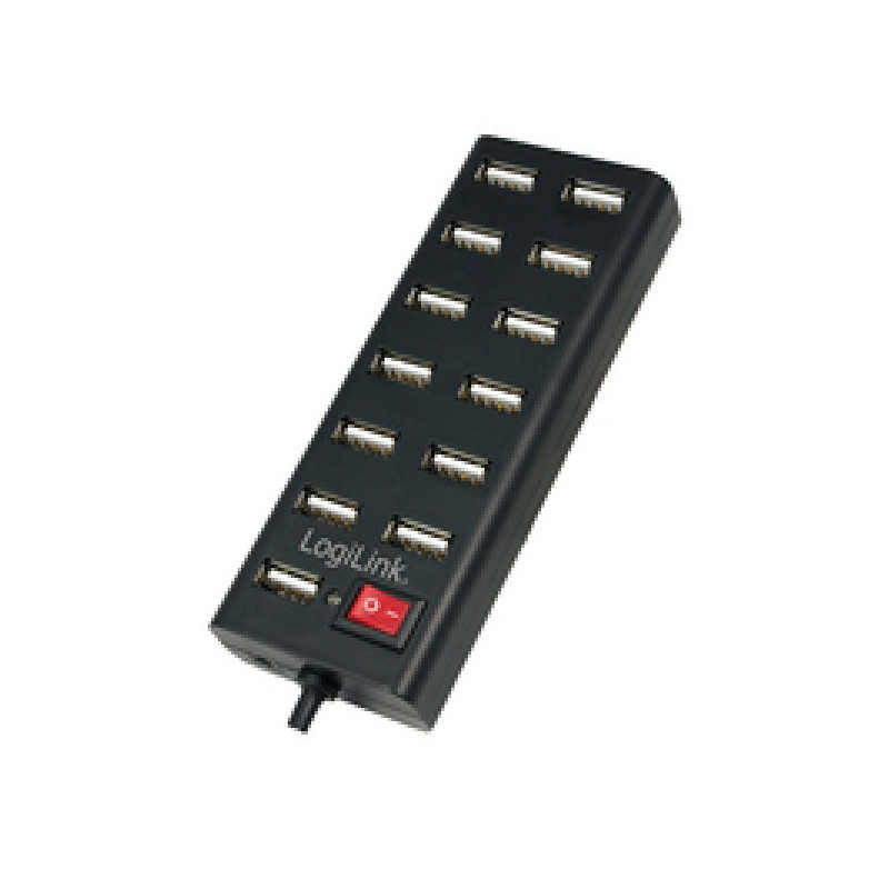 LogiLink USB 2.0 Hub 13-Port with ON/OFF Switch Black UA0126 LogiLink USB 2.0 Hub 13-Port with ON/OFF Switch Black UA0126