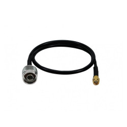LogiLink Wireless LAN Pigtail Antenna Cable RP-SMA to N Black WL0104