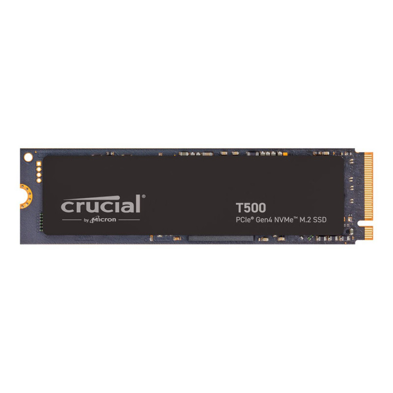 Crucial T500 SSD 1TB PCIE GEN4 NVME M.2 Black CT1000T500SSD5 Crucial T500 SSD 1TB PCIE GEN4 NVME M.2 Black CT1000T500SSD5