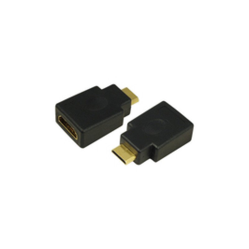 LogiLink HDMI Adapter Mini-C/M to A/F 4K/30 Hz Black AH0009 LogiLink HDMI Adapter Mini-C/M to A/F 4K/30 Hz Black AH0009