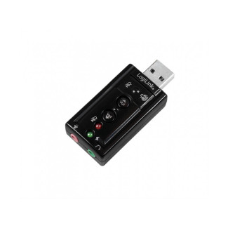 LogiLink USB Sound Card with Virtual 7.1 Sound effect UA0078