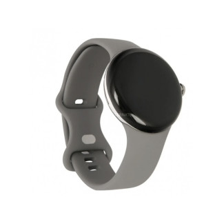 Google Pixel Watch 41mm LTE Polished Silver/Charcoal GA04303-DE