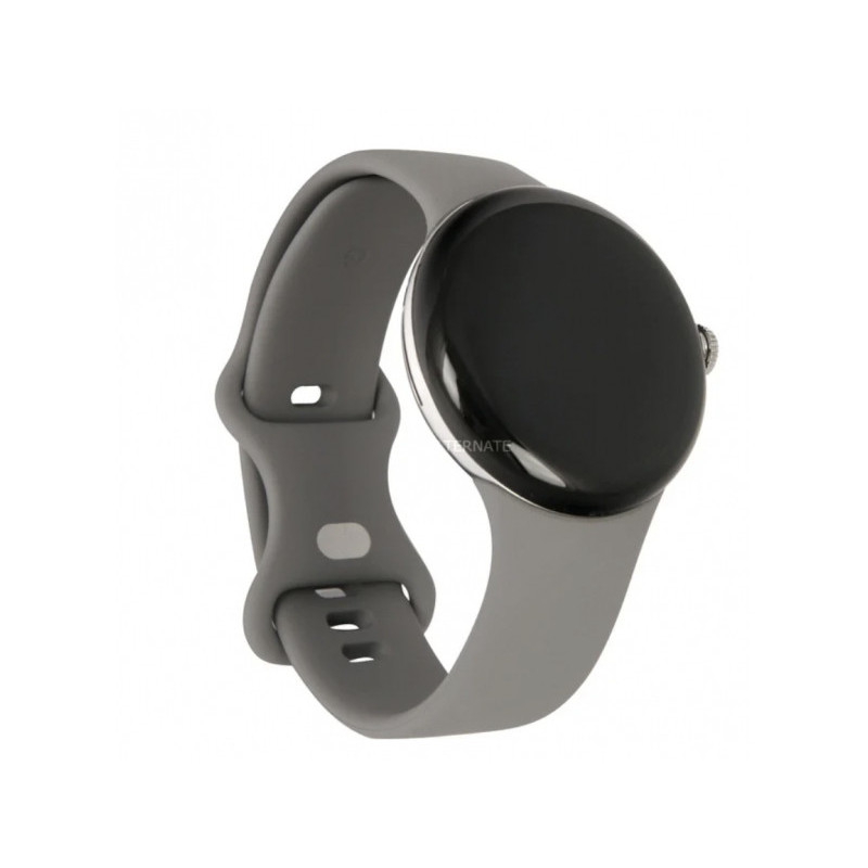 Google Pixel Watch 41mm LTE Polished Silver/Charcoal GA04303-DE