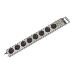 Brennenstuhl Super-Solid Surge Protection 4.500A - 8 AC outlets (Silver)