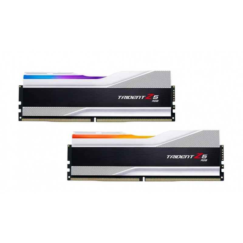 G.Skill RAM Trident Z5 RGB DDR5-6400MHz 32GB (2x 16Go) 288-pin DIMM G.Skill RAM Trident Z5 RGB DDR5-6400MHz 32GB (2x 16Go) 288-pin DIMM