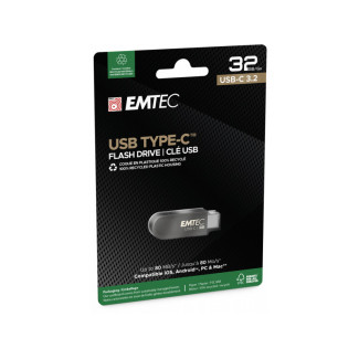 Emtec clé USB Duo C280 32Go USB 3.2 + USB-C