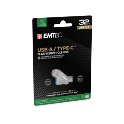 Emtec clé USB Duo D280 32Go USB-A + USB-C 3.2