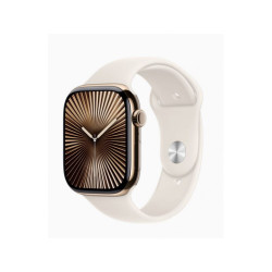 Apple Watch S10 Or Titane 46mm GPS+Cell Sports Starlight M/L (MWYY3QF/A)