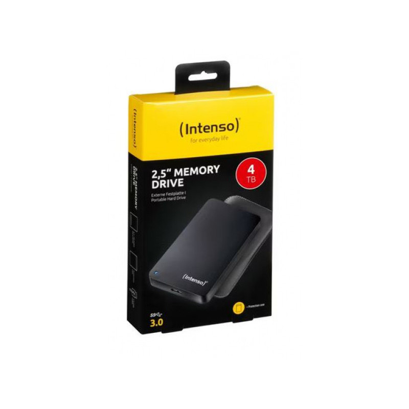 Intenso external hard drive 2.5 inch memory drive 4TB + protection case Intenso external hard drive 2.5 inch memory drive 4TB + protection case