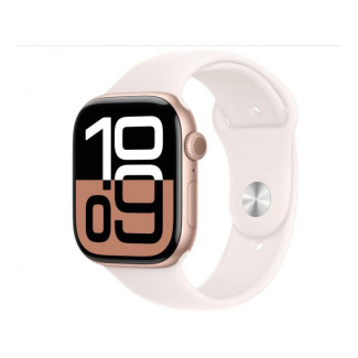 Apple Watch S10 alu rose doré 46 mm GPS sports light blush (MWWT3QF/A)