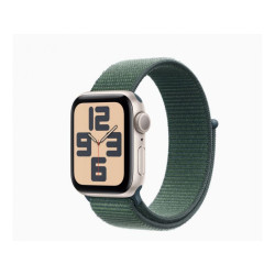 Apple Watch SE alu starlight 40 mm GPS sports lac vert sport (MXEH3QF/A)