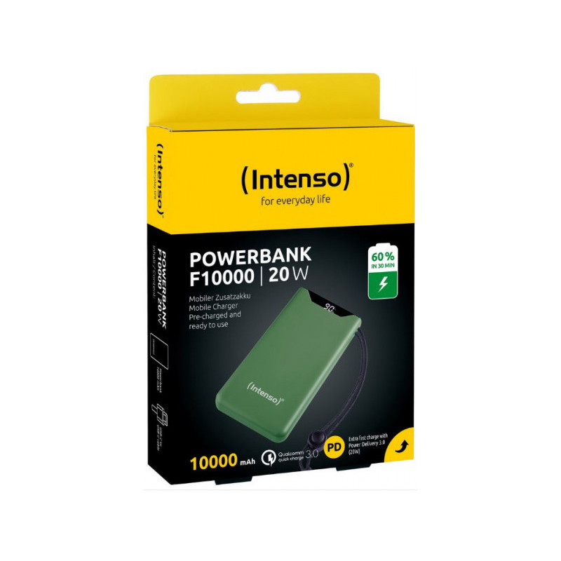 Intenso Powerbank F10000 10000mAh Green (7332037) - 20W