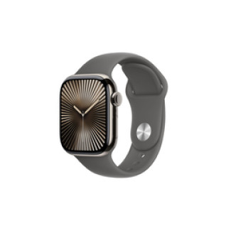 Apple Watch S10 Titane Naturel 42mm GPS+Cellulaire Gris Pierre (MWXE3QF/A)