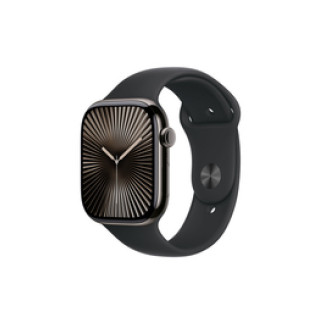 Apple Watch S10 Titane Ardoise 46mm GPS+Cellulaire Sport Noir (MWYD3QF/A)