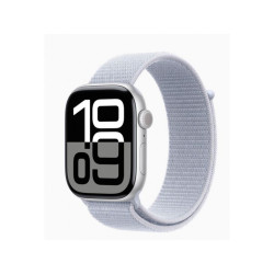 Apple Watch S10 Alu Argent 46mm GPS+Cellulaire Sport Bleu Nuage (MWY23QF/A)